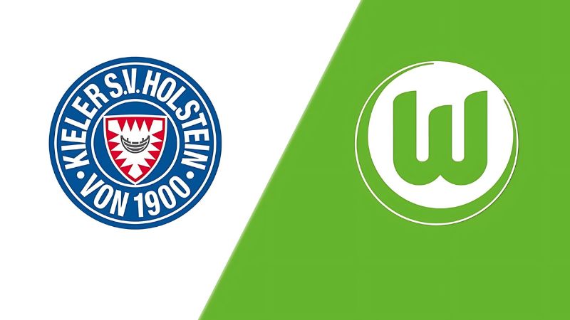 cặp đấu Holstein Kiel VS Wolfsburg hôm nay